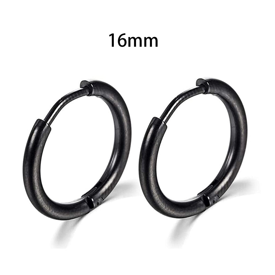 2025 New Simple Stainless Steel Small Hoop Earrings for Women Men Cartilage Ear Piercing Jewelry Pendientes Hombre Mujer